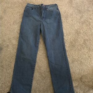Dark high rise never worn jeans